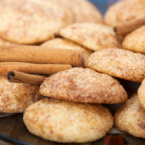 Galletas Snickerdoodle de proteína de suero de leche en polvo de vainilla súper rápidas