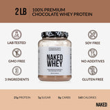Chocolate Whey Protein Powder | Naked Chocolate Whey - 2LB