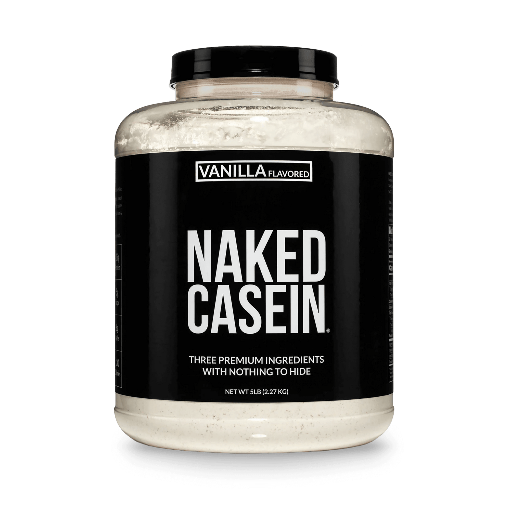 Proteína en polvo de caseína de vainilla | Naked Vanilla Casein 5LB