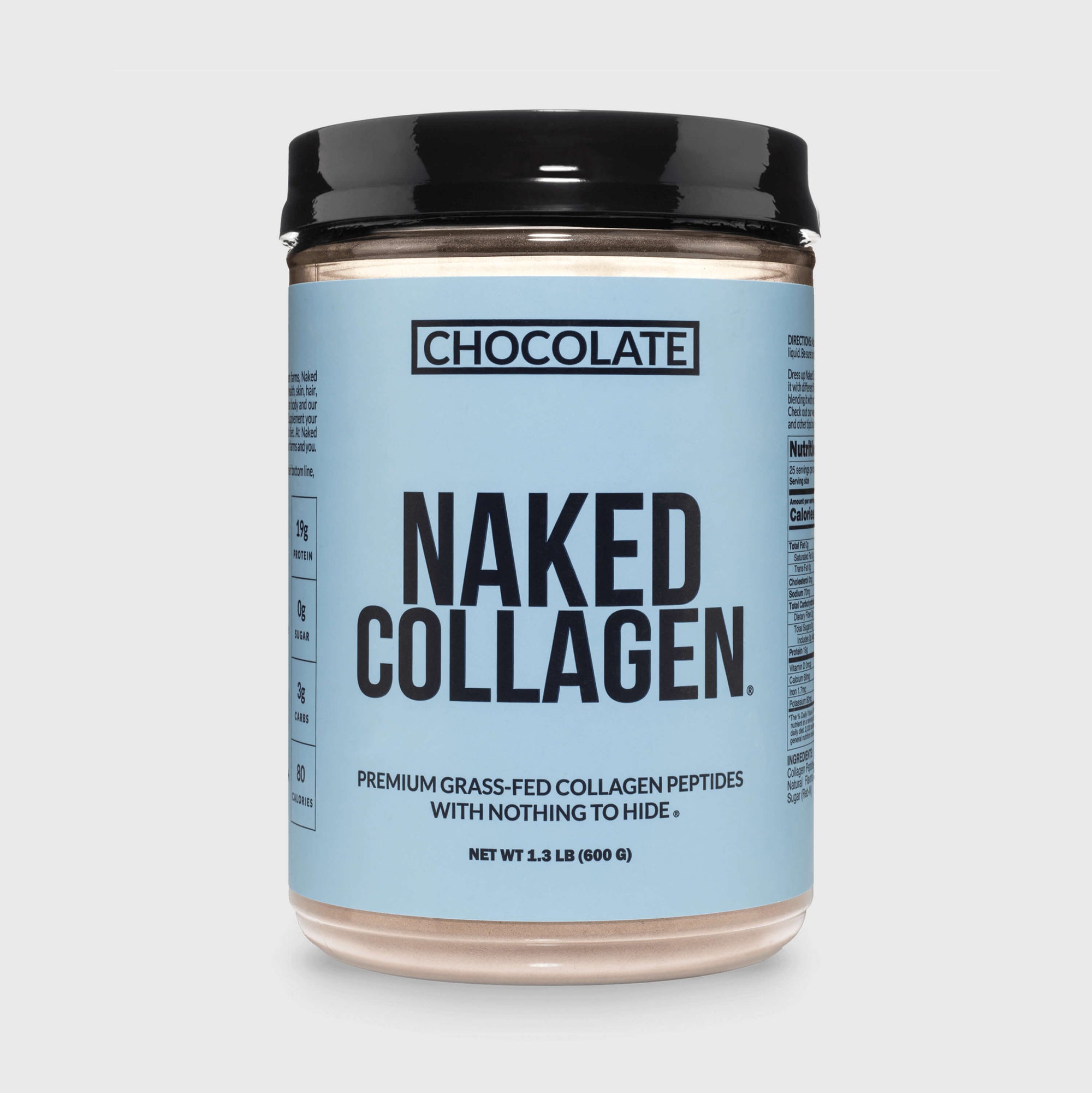 Chocolate Collagen Peptides Powder | Naked Collagen - 1.3 LB
