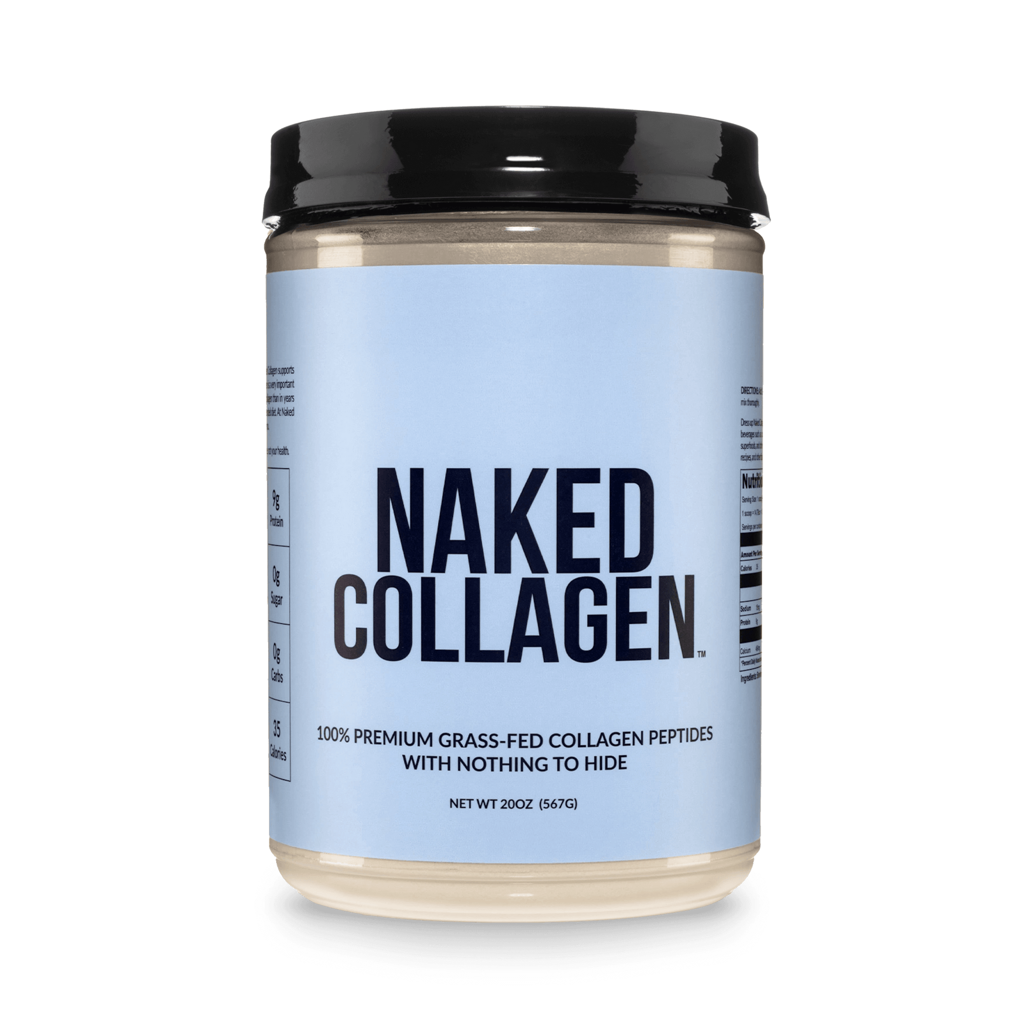 Proteína en polvo de péptidos de colágeno | Naked Collagen - 20 oz