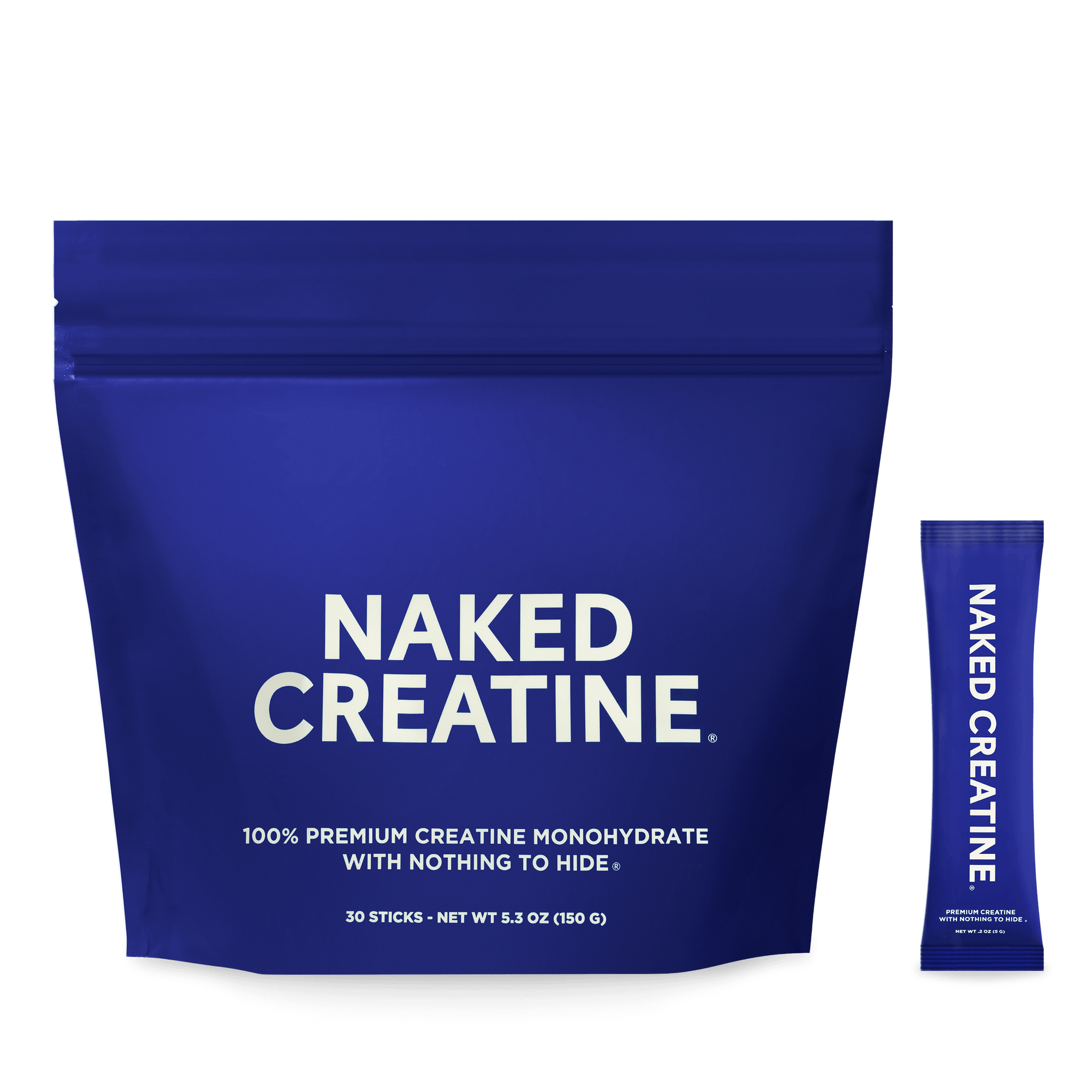 Creatine Travel Packets | Naked Creatine - 30 Servings