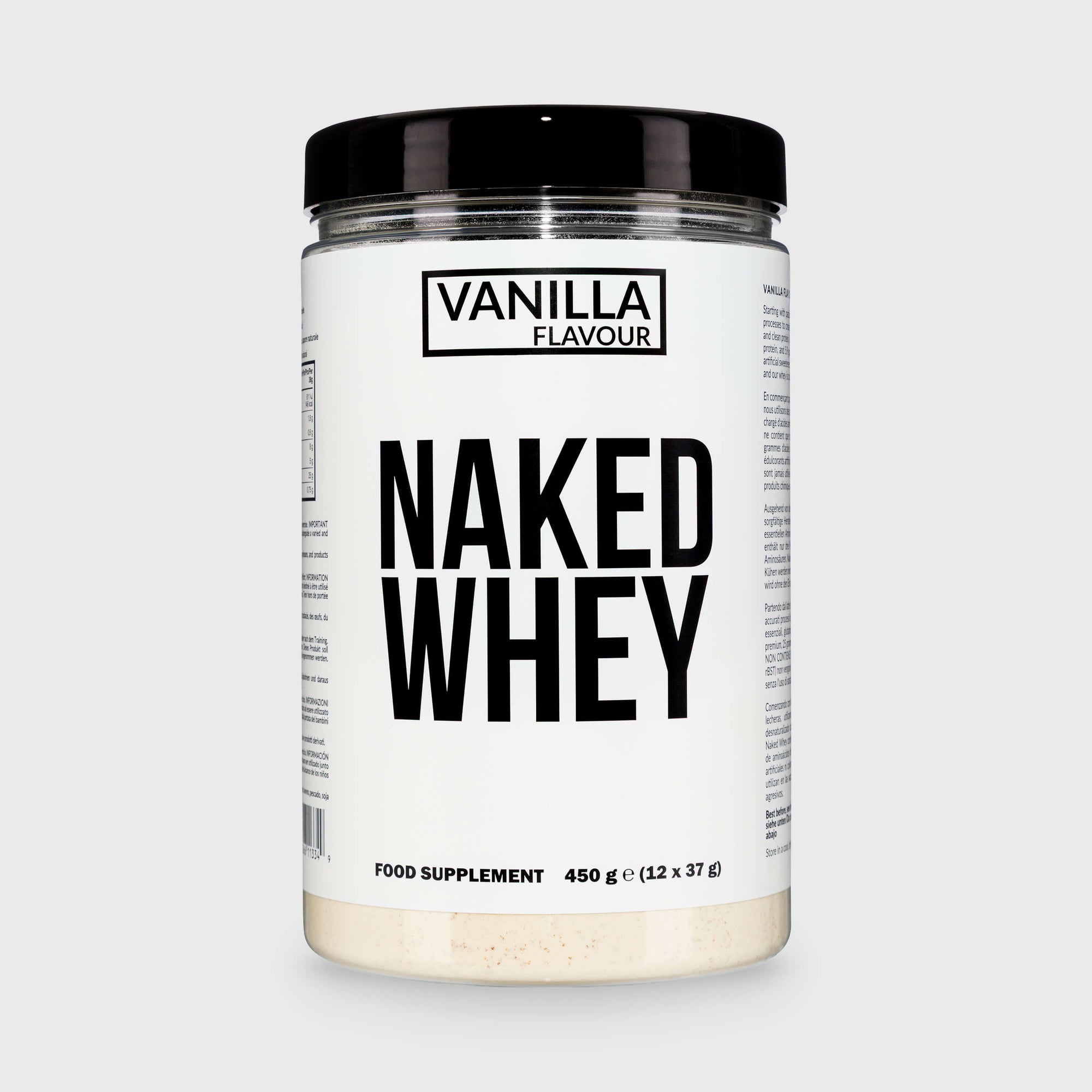 Vanilla Whey Protein Powder | Naked Vanilla Whey - 450g