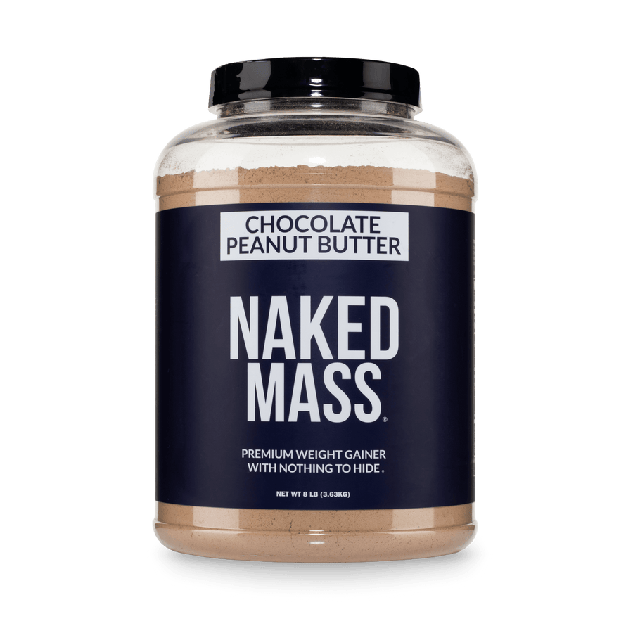 Chocolate Peanut Butter Mass Gainer Protein Supplement | Naked Mass - 8LB