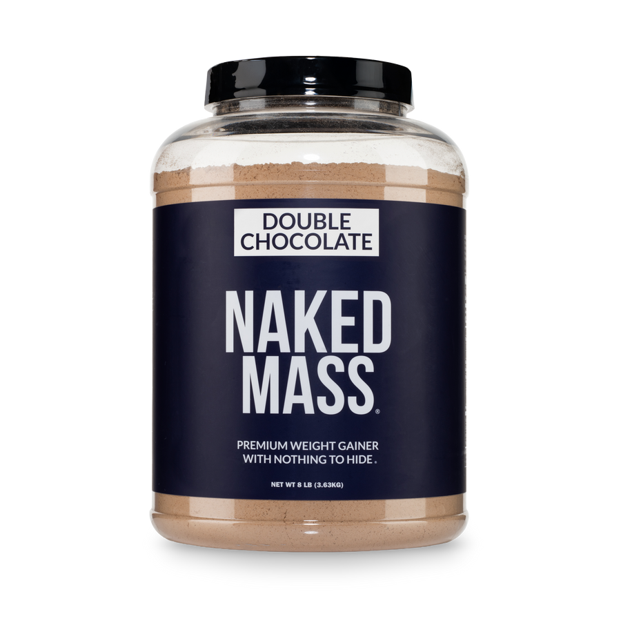 Suplemento proteico para aumentar de peso con doble chocolate | Naked Mass - 8 libras