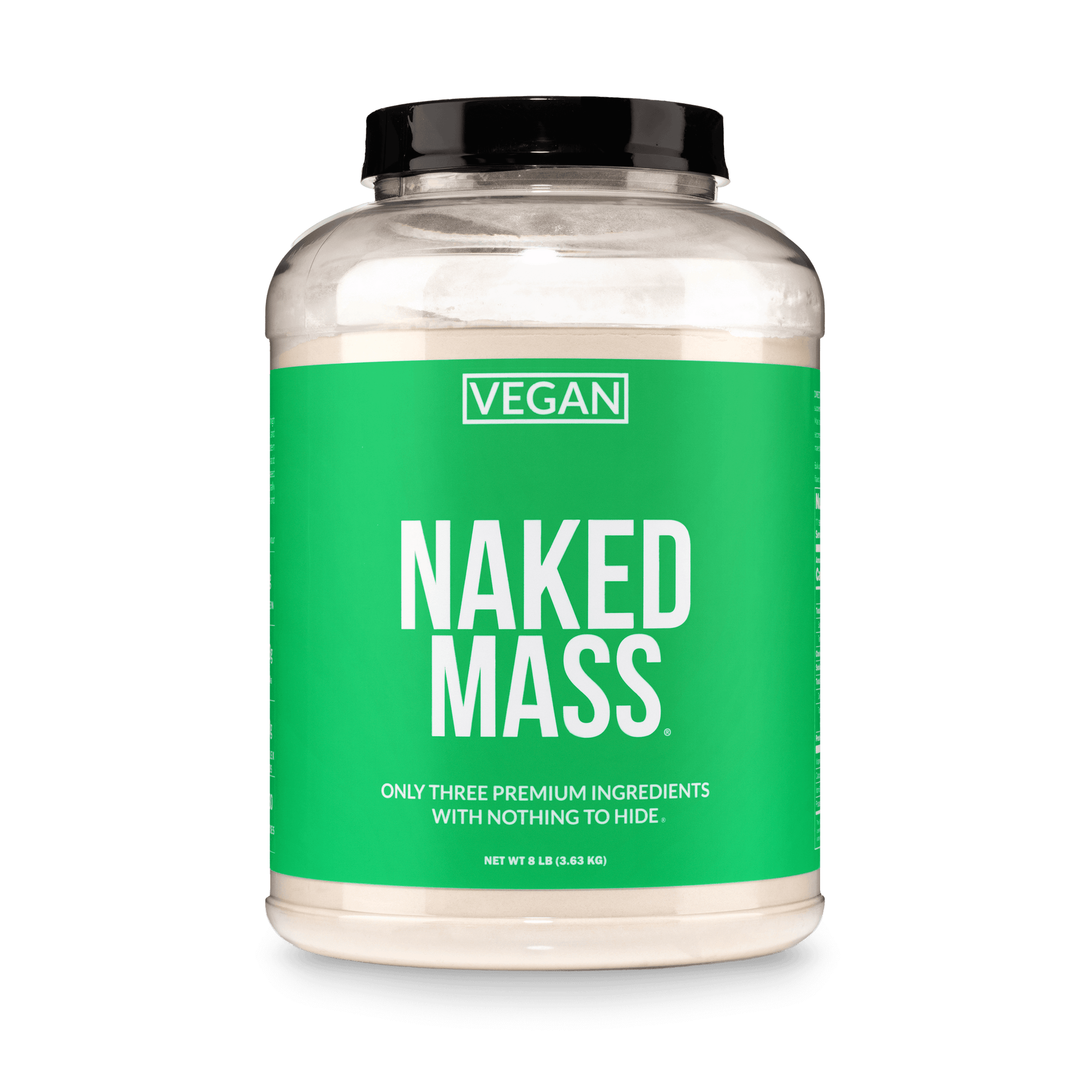 Vegan Mass Gainer Supplement | Naked Vegan Mass - 8LB