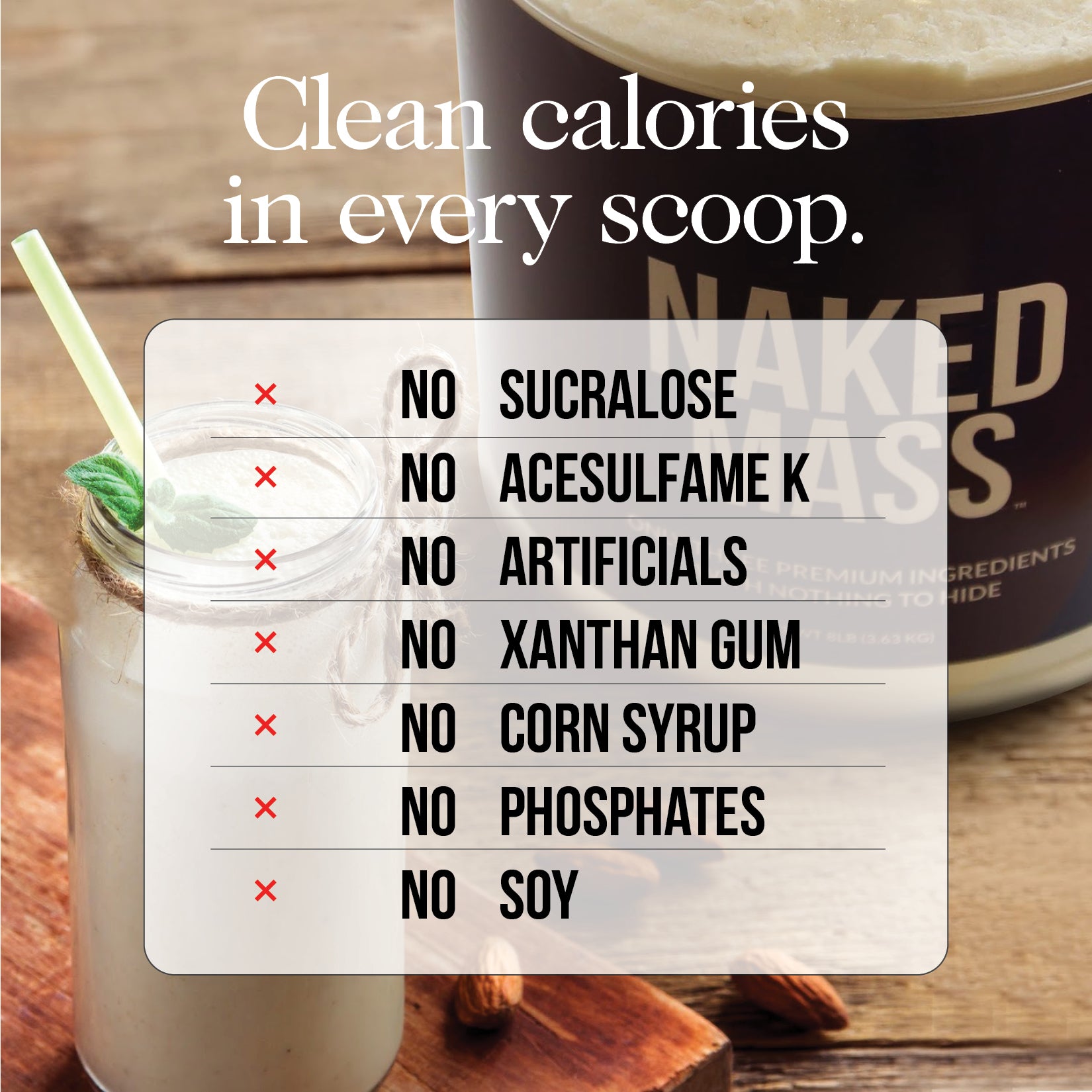 Mass Gainer Protein Supplement | Naked Mass - 8LB