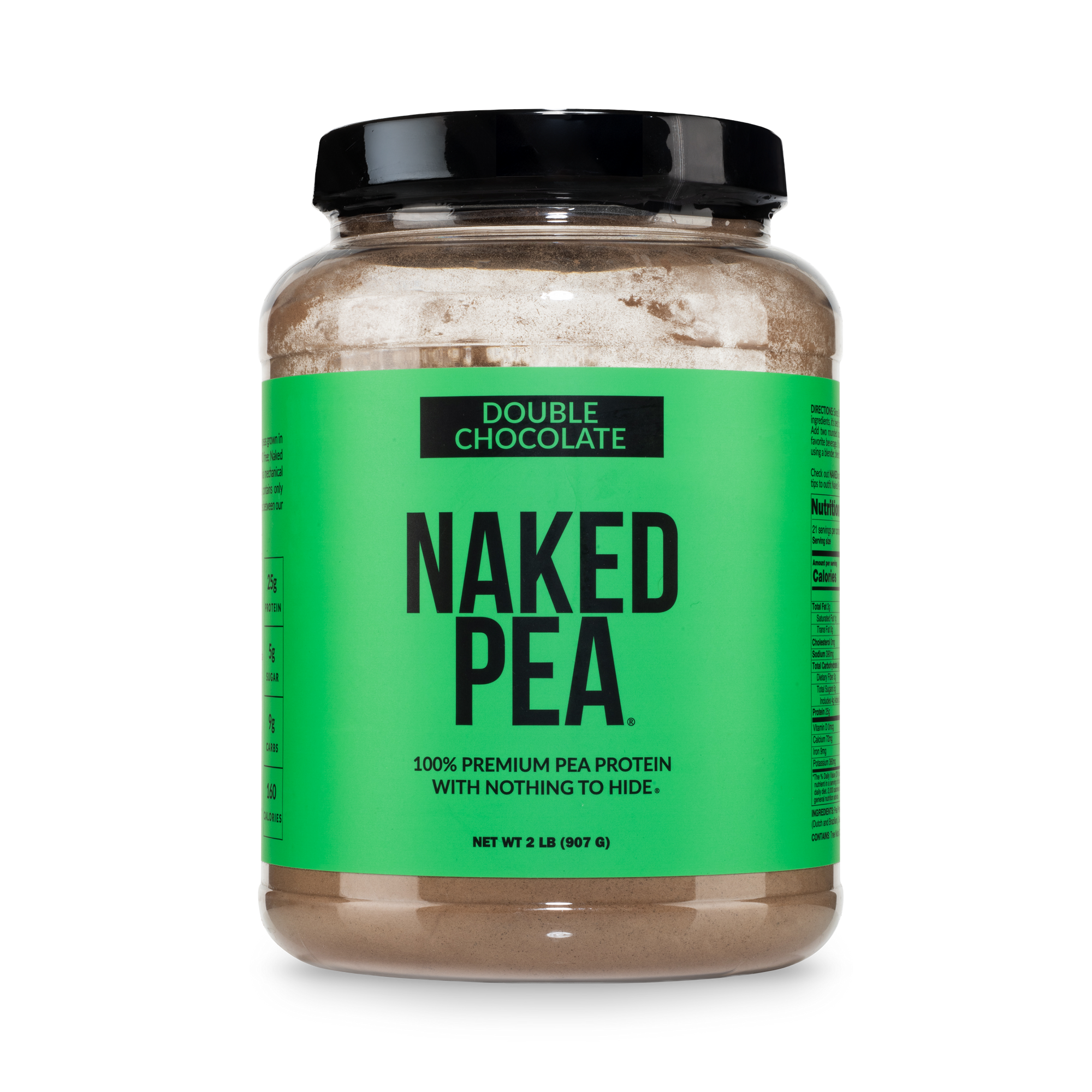 Double Chocolate Pea Protein Powder | Naked Pea - 2LB