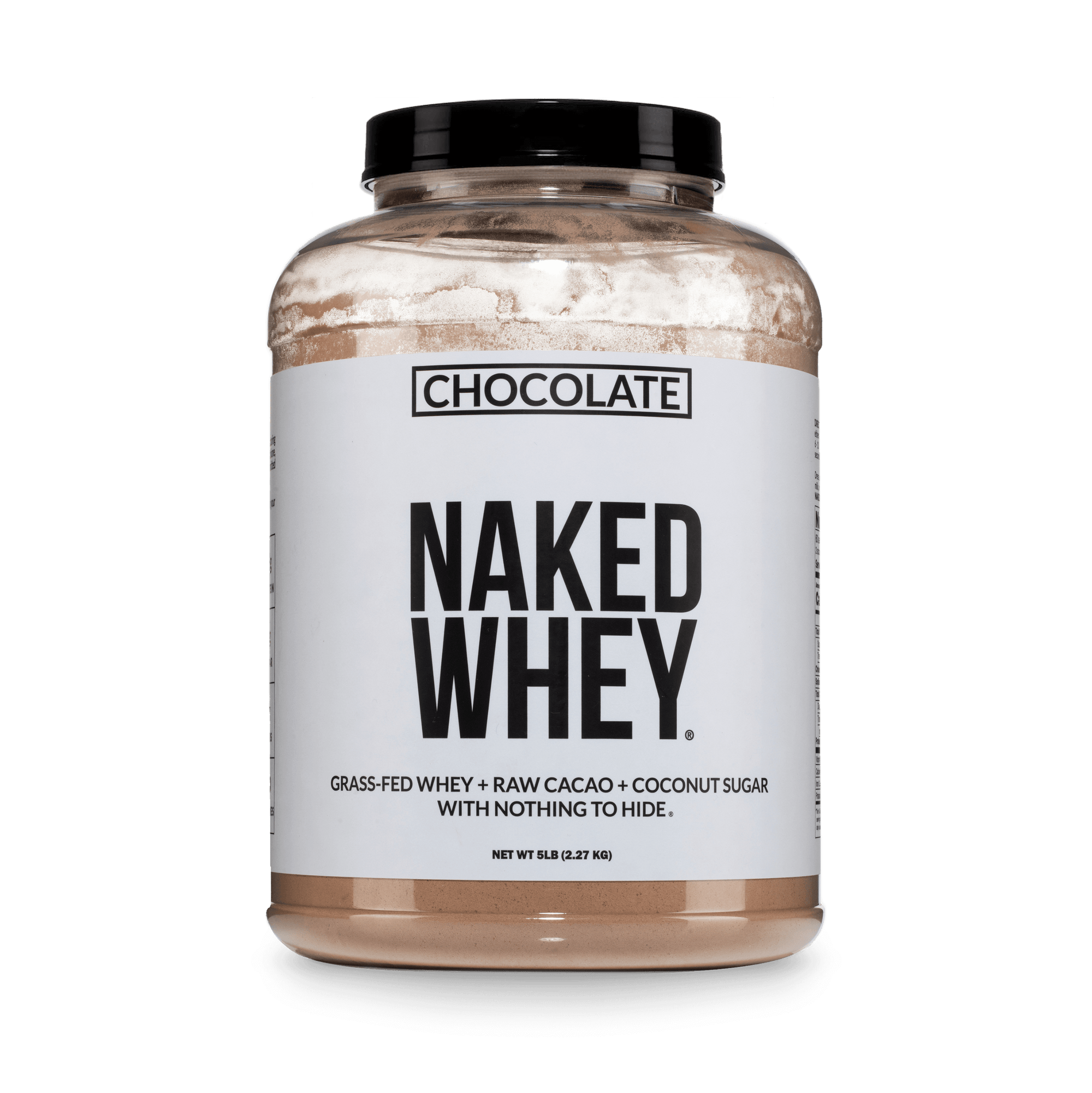 Chocolate Whey Protein Powder | Naked Chocolate Whey - 5LB