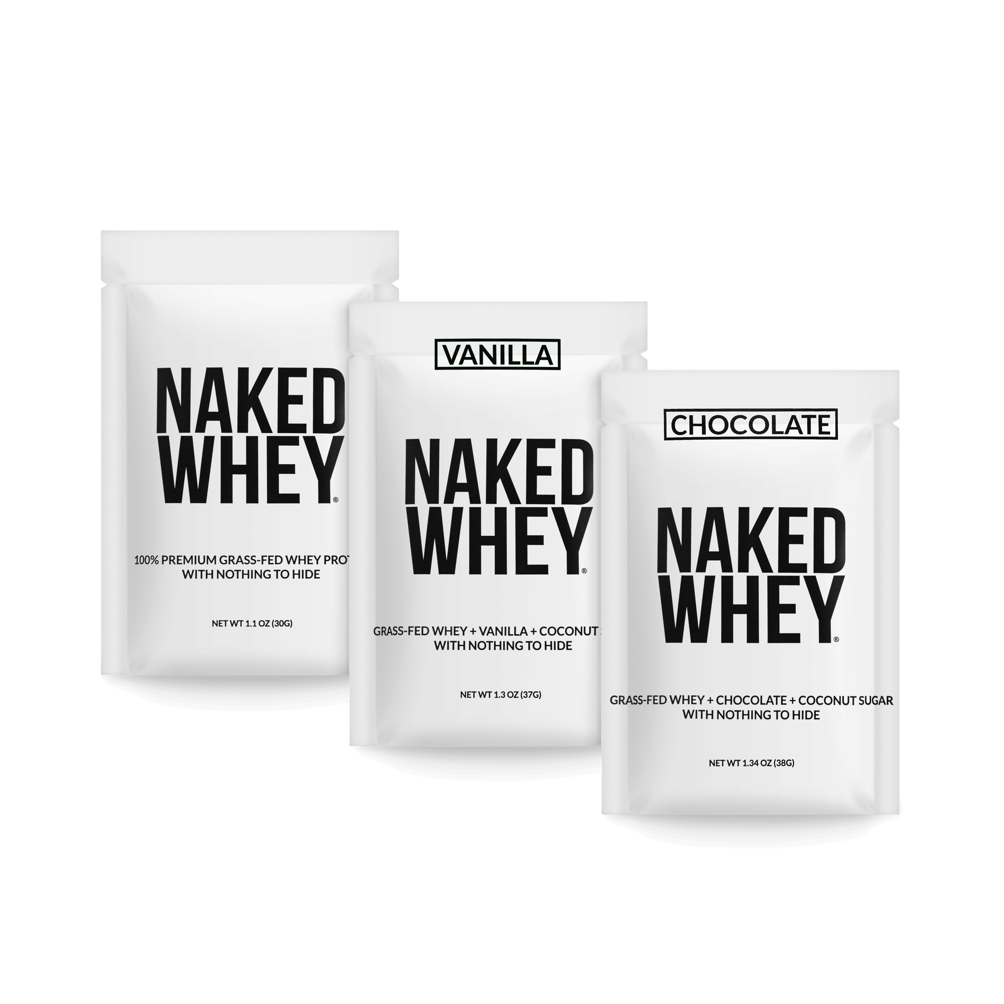 Grass Fed Whey Protein Powder Sample Pack