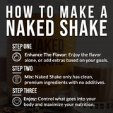 chocolate peanut butter protein shake powder