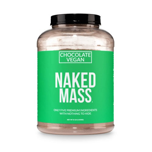 Suplemento vegano para aumentar de peso con chocolate | Naked Vegan Mass - 8 libras