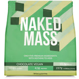 Chocolate Vegan Mass Gainer Supplement | Naked Vegan Mass - 12LB