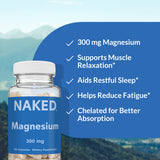 Daily Magnesium Supplement | Naked Magnesium - 120 Capsules