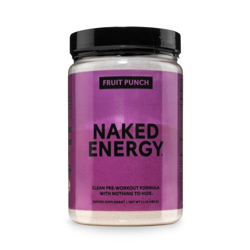 Fruit Punch Pre Workout Supplement | Naked Energy - 480g