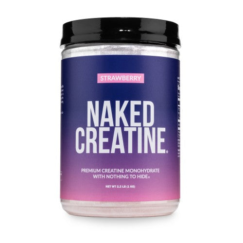 Strawberry Creatine Monohydrate Powder | Naked Creatine - 2.2LB
