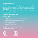 Strawberry Lemonade Essential Amino Acids Supplement | Naked EAAs - 26 Servings