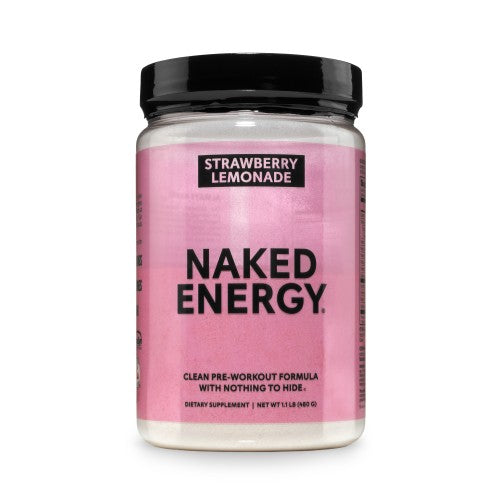 Strawberry Lemonade Pre Workout Supplement | Naked Energy - 480g