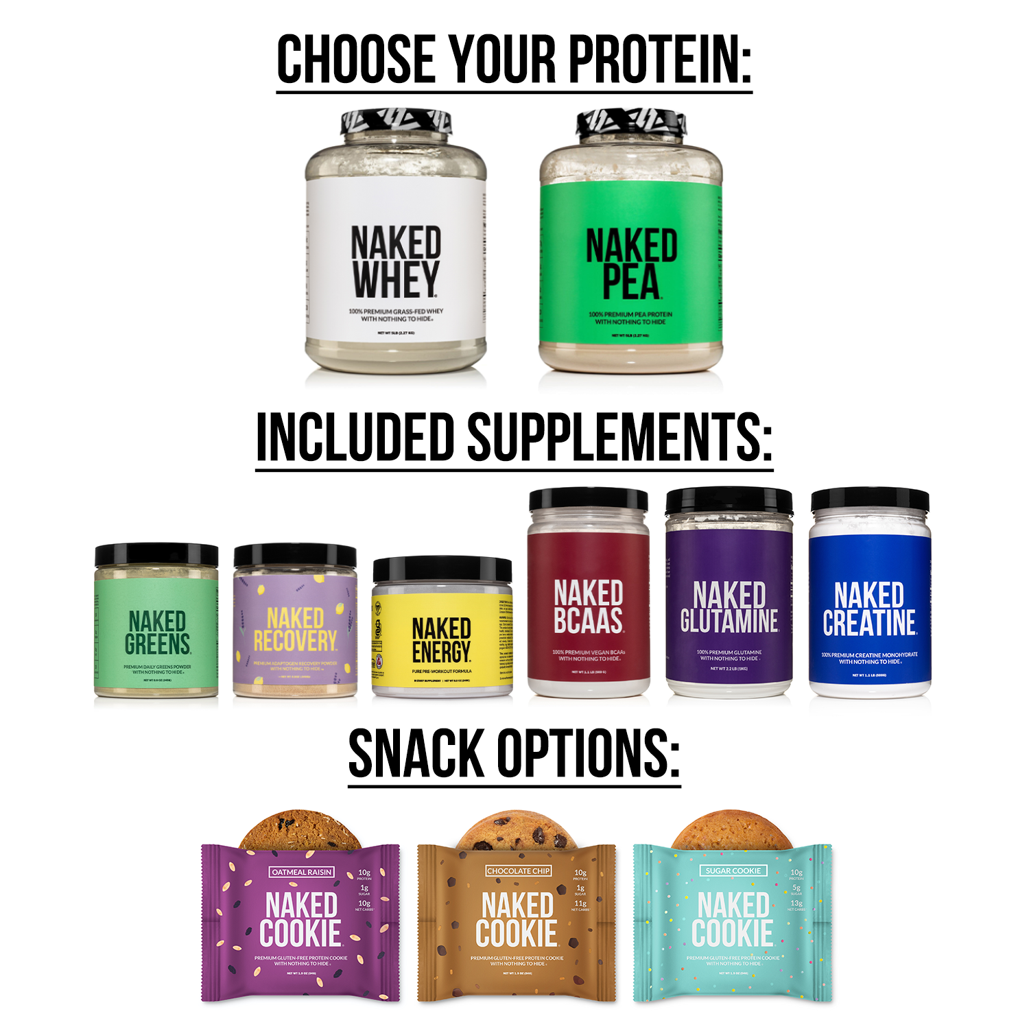 Naked Protein Keychain by Naked Nutrition