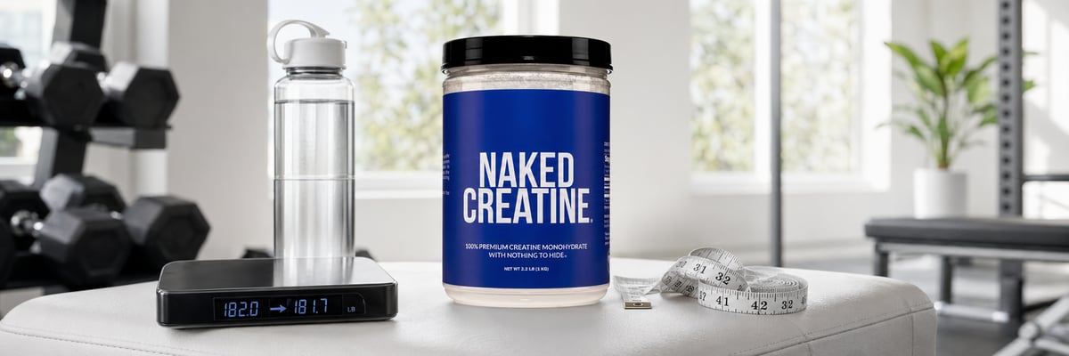 ¿Perderé peso si dejo de tomar creatina?