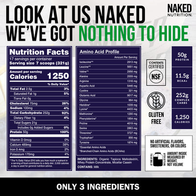 whey protein weight gainer nutrition