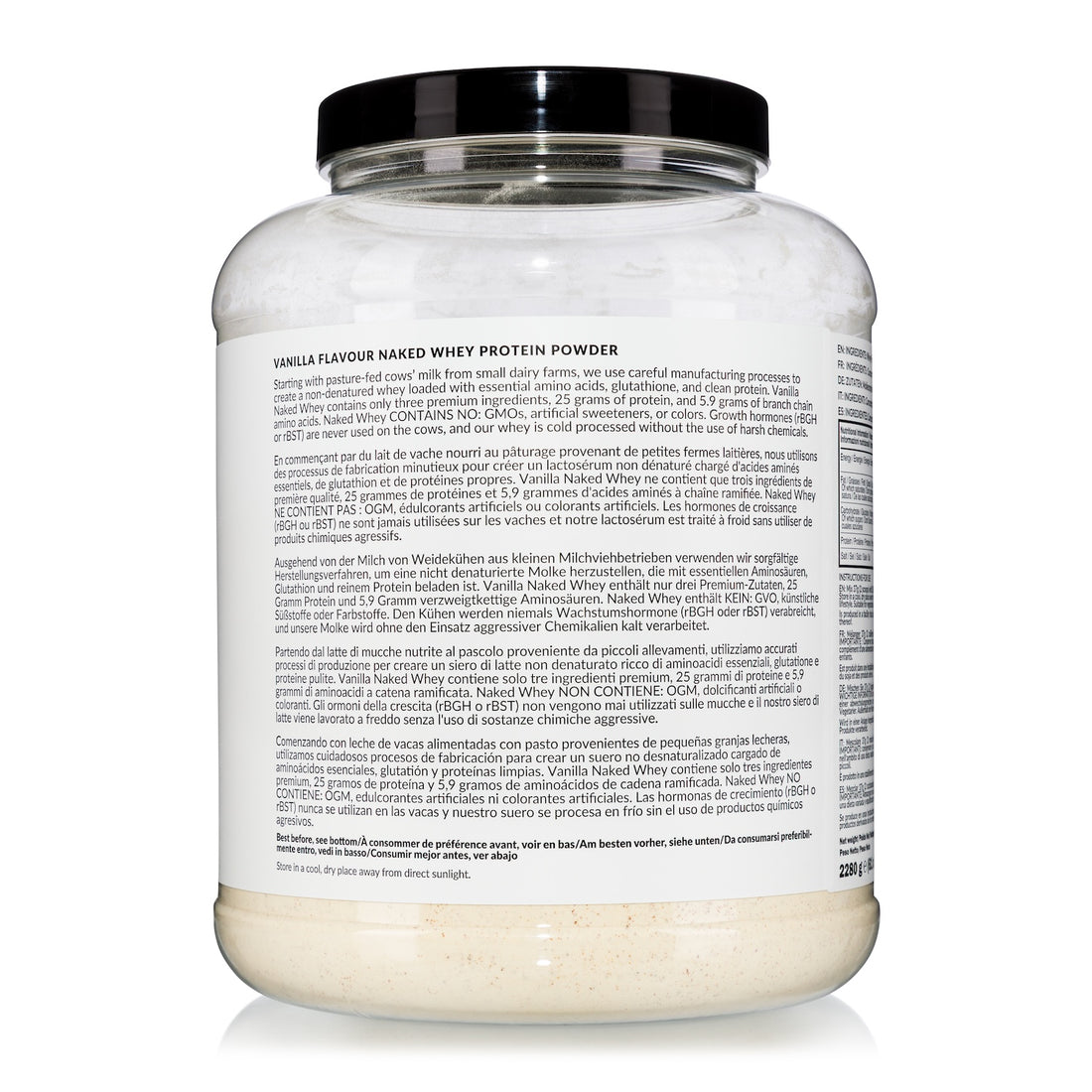 vanilla whey protein powder