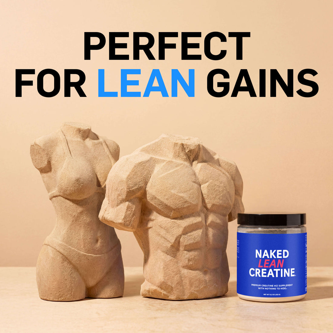 Poudre de Créatine HCl | Créatine Naked Lean - 232g