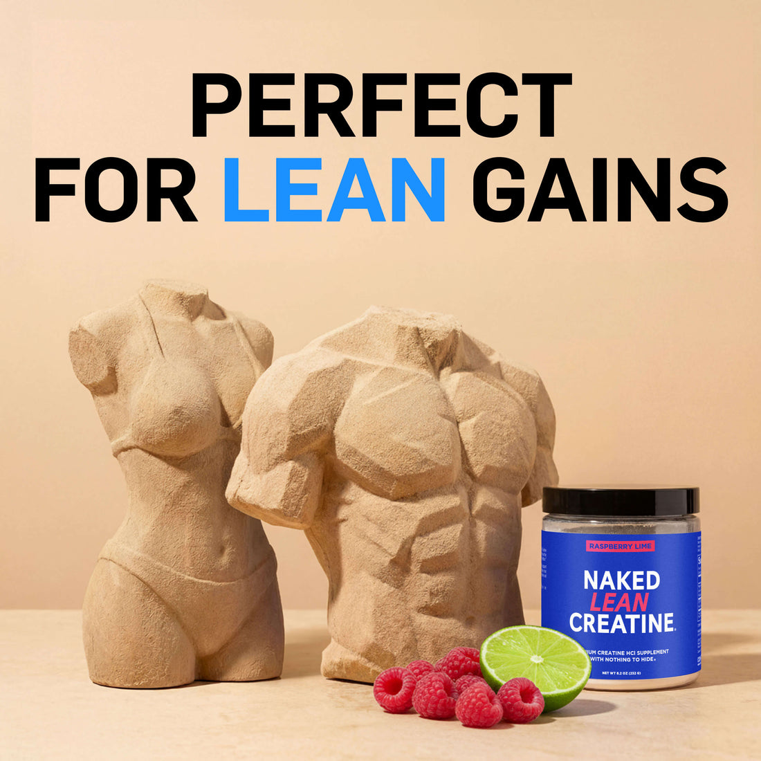 Raspberry Lime Creatine HCl Powder | Naked Lean Creatine - 231g