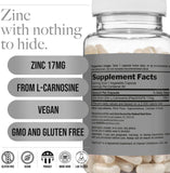 Daily Zinc Supplement | Naked Zinc Carnosine - 60 Capsules