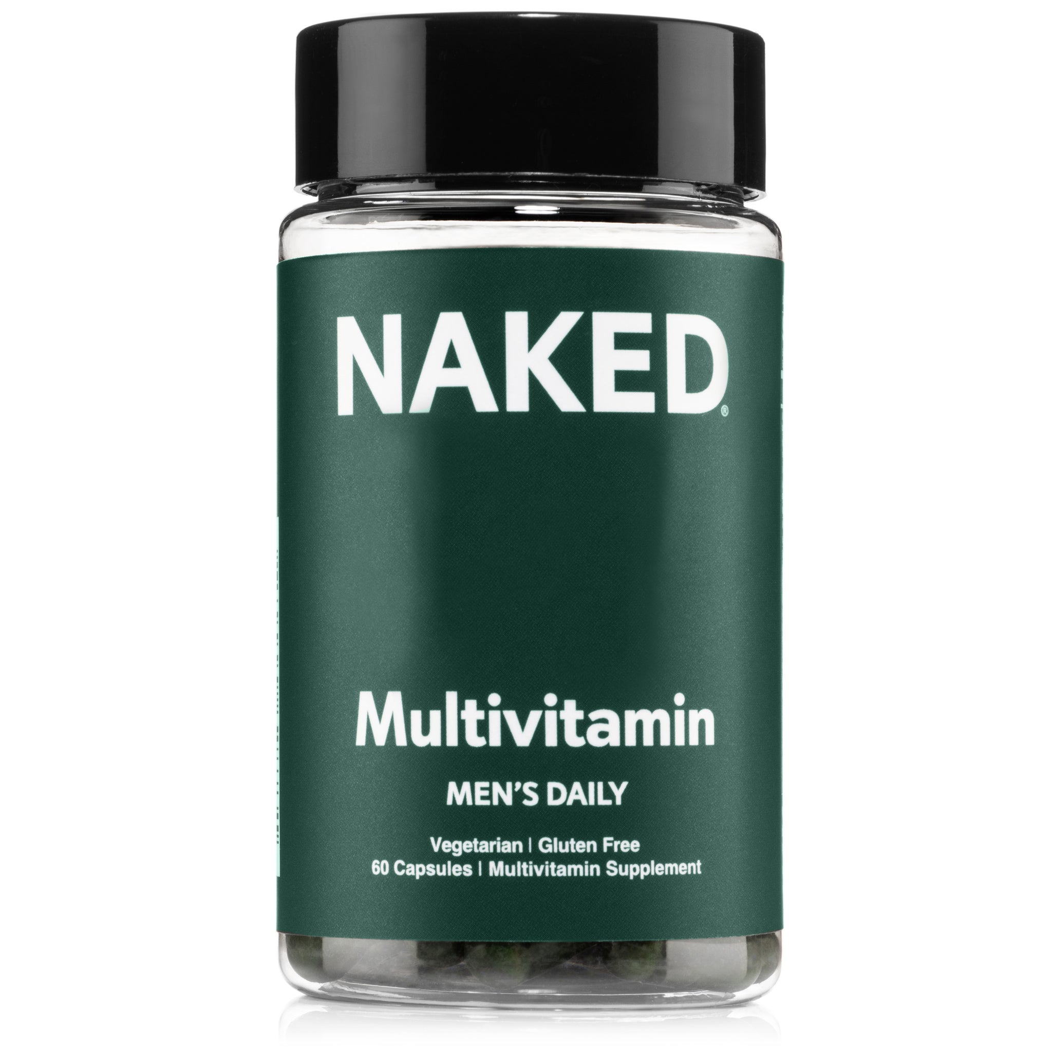 Multivitamin for Men  Naked Mens Multi  60 Capsules