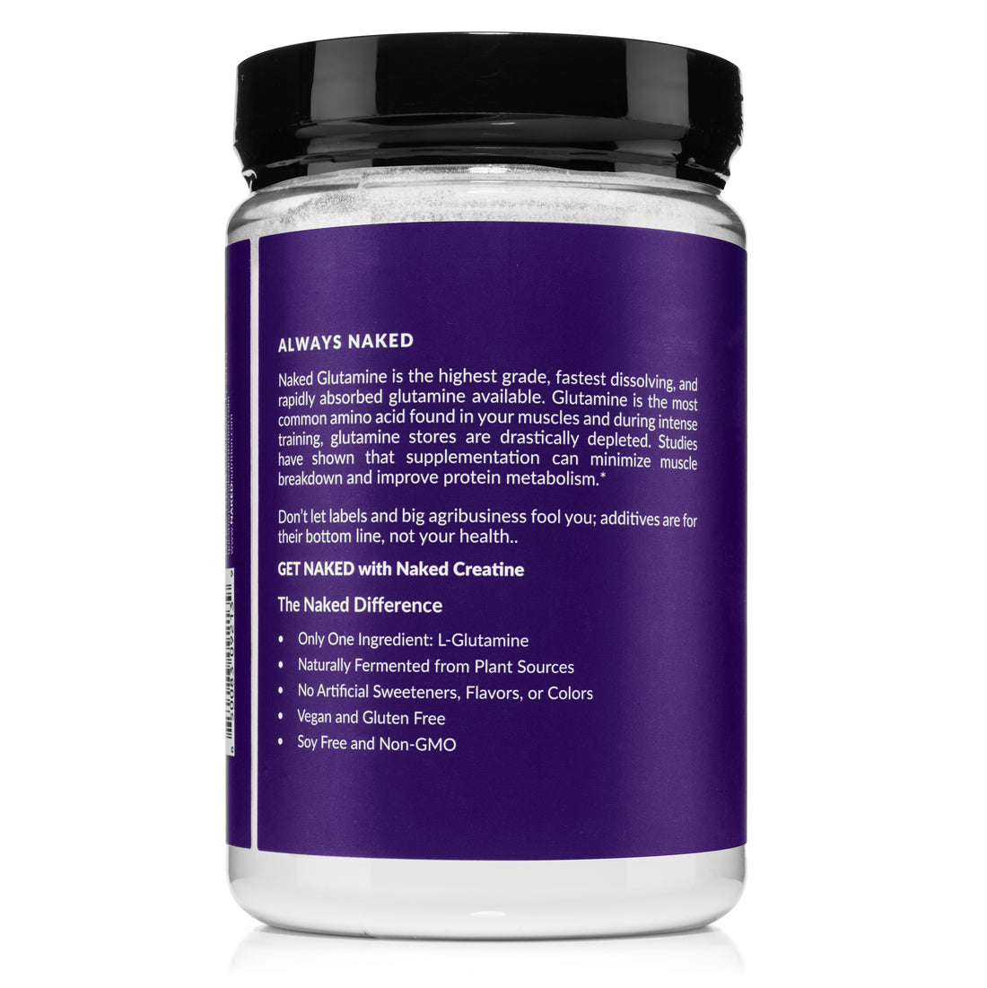 Glutamine Powder | Naked Glutamine 500g