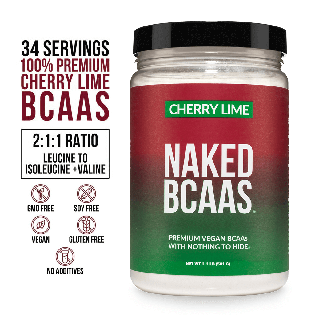 Aminoácidos de cadena ramificada de cereza y lima | Naked BCAAs - 34 porciones