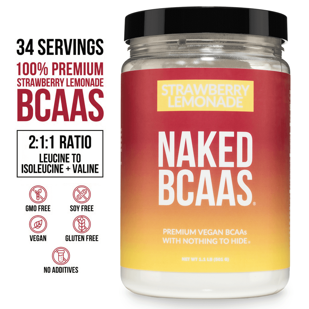 Strawberry Lemonade Branched Chain Amino Acids | Naked BCAAs - 34 Serv