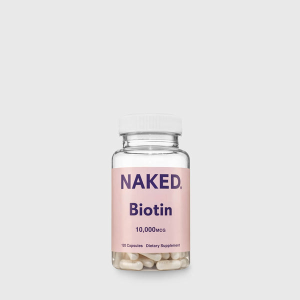 Daily Biotin Supplement | Naked Biotin - 120 Capsules