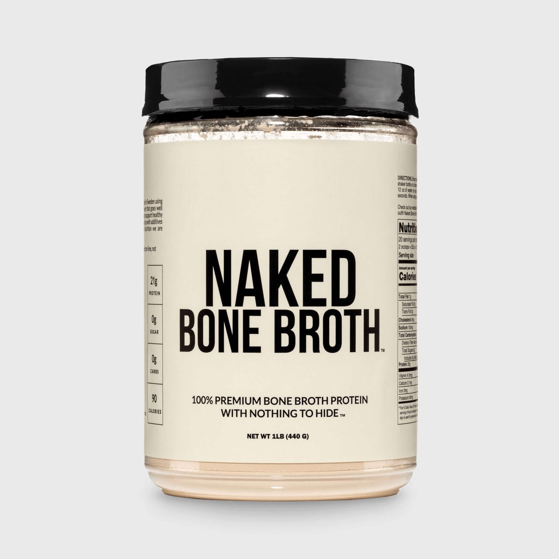 Bone Broth Protein Powder | Naked Bone Broth - 1LB
