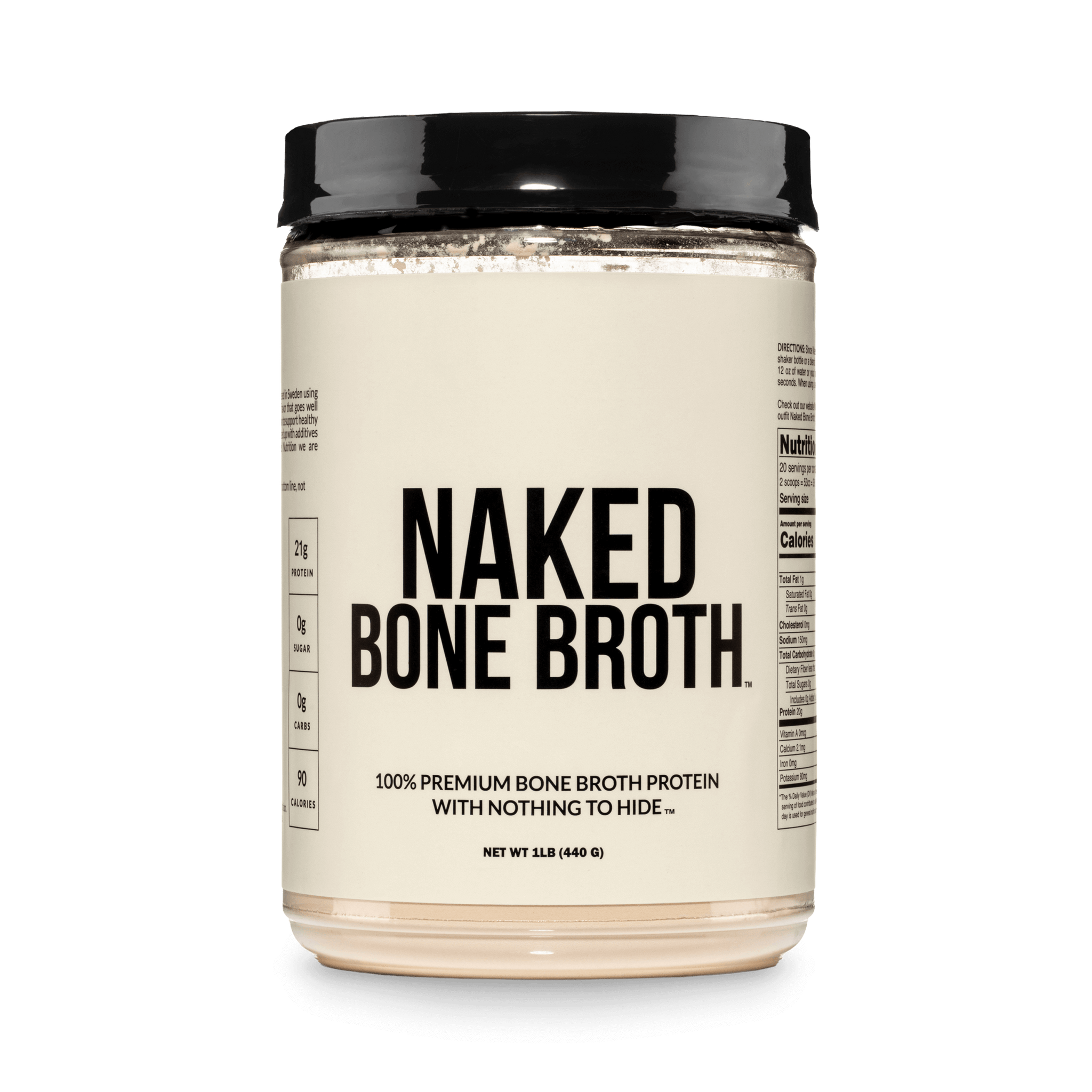 Bone Broth Protein Powder | Naked Bone Broth - 1LB