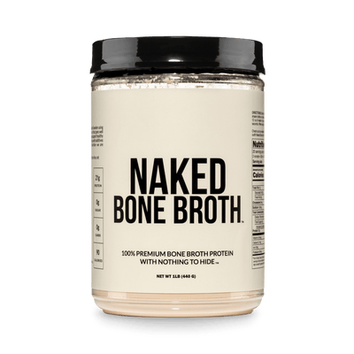 Proteína en polvo de caldo de huesos | Caldo de huesos al natural - 1 lb