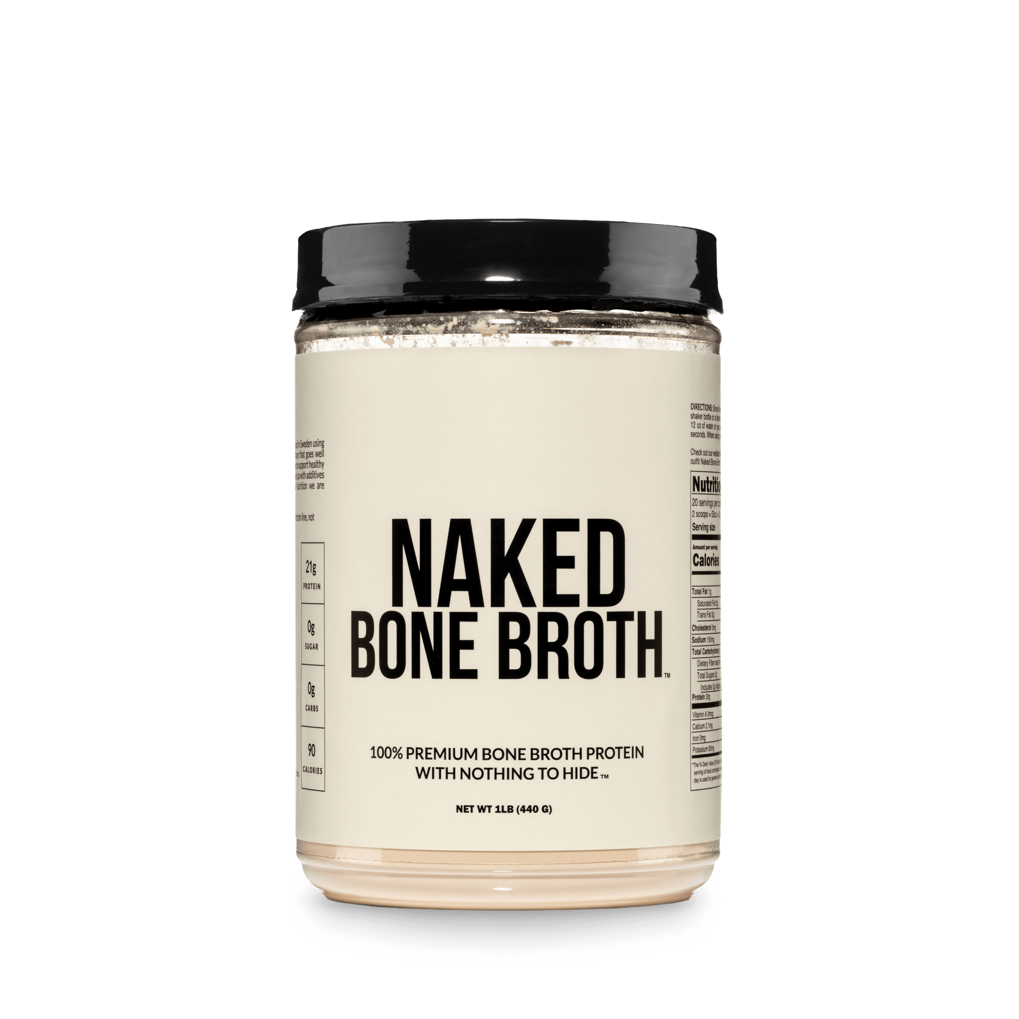 Bone Broth Protein Powder | Naked Bone Broth - 1LB