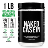 Proteína en polvo de caseína micelar | Naked Casein - 1 lb