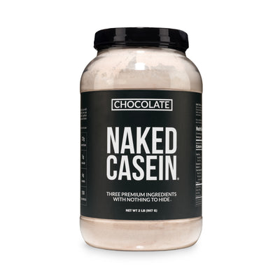 Poudre de protéines de caséine au chocolat | Naked Chocolate Casein 2LB