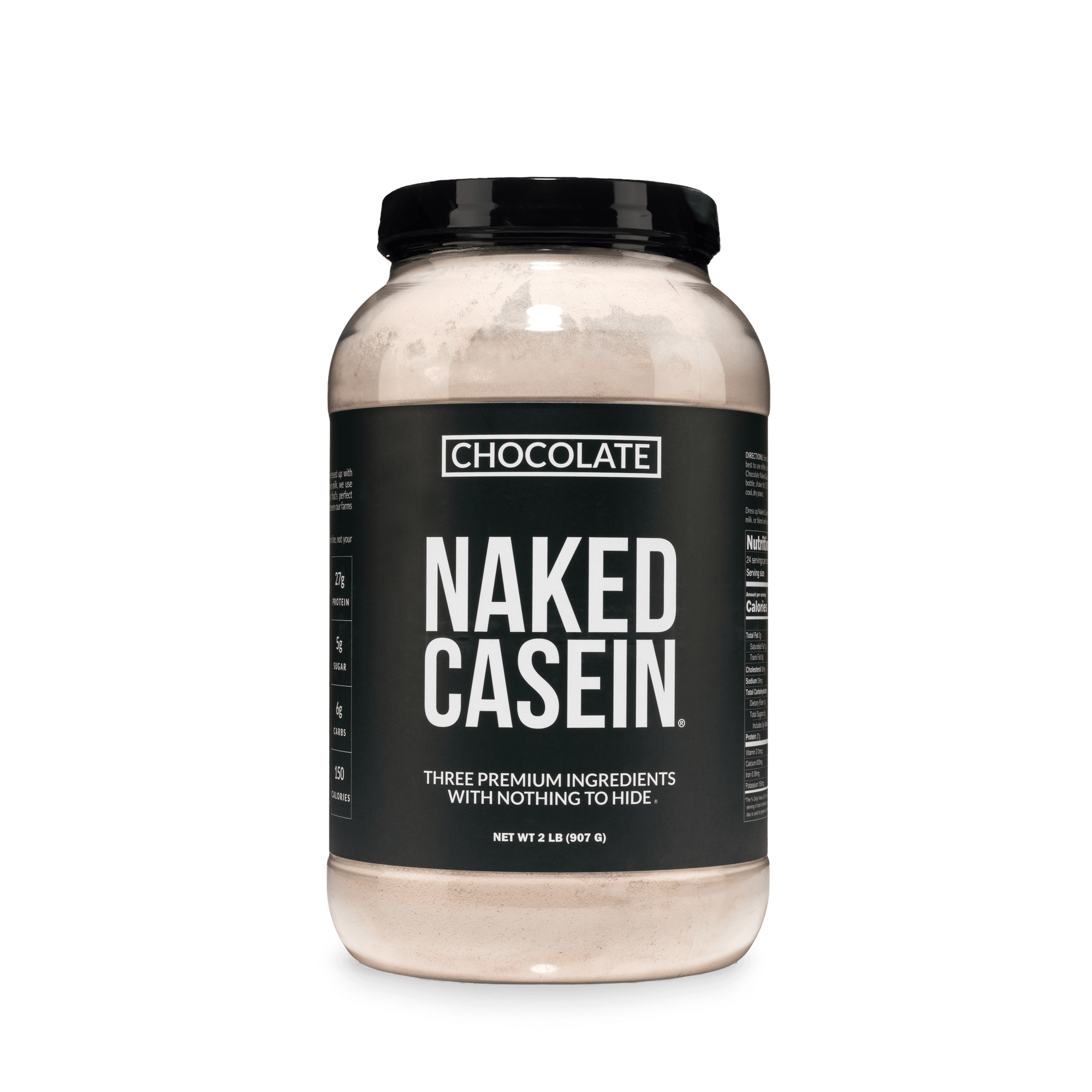 Chocolate Casein Protein Powder | Naked Chocolate Casein 2LB
