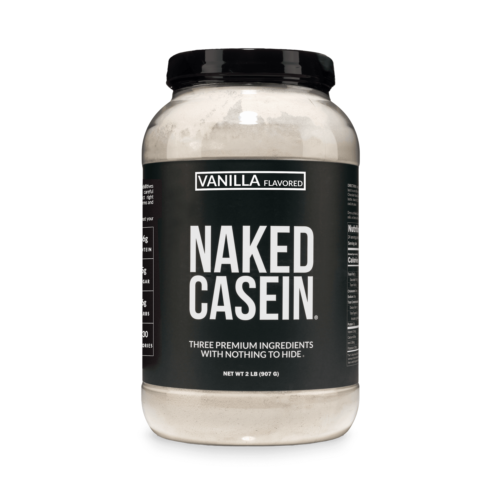 Proteína en polvo de caseína de vainilla | Naked Vanilla Casein 5LB