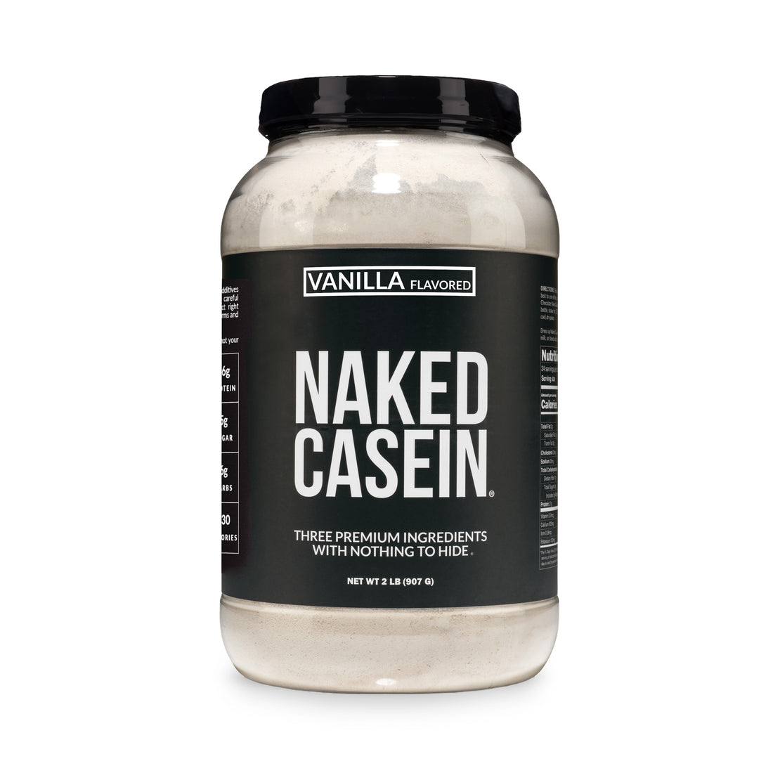 Vanille Caseïne Eiwit Poeder | Naked Vanilla Casein - 2LB