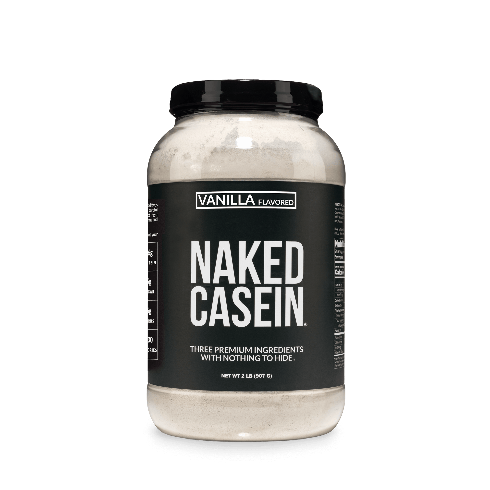 Vanilla Casein Protein Powder | Naked Vanilla Casein 2LB