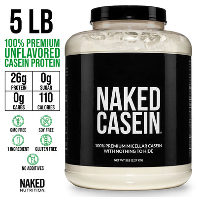 Micellärt Kaseinproteinpulver | Naked Casein - 5 lb