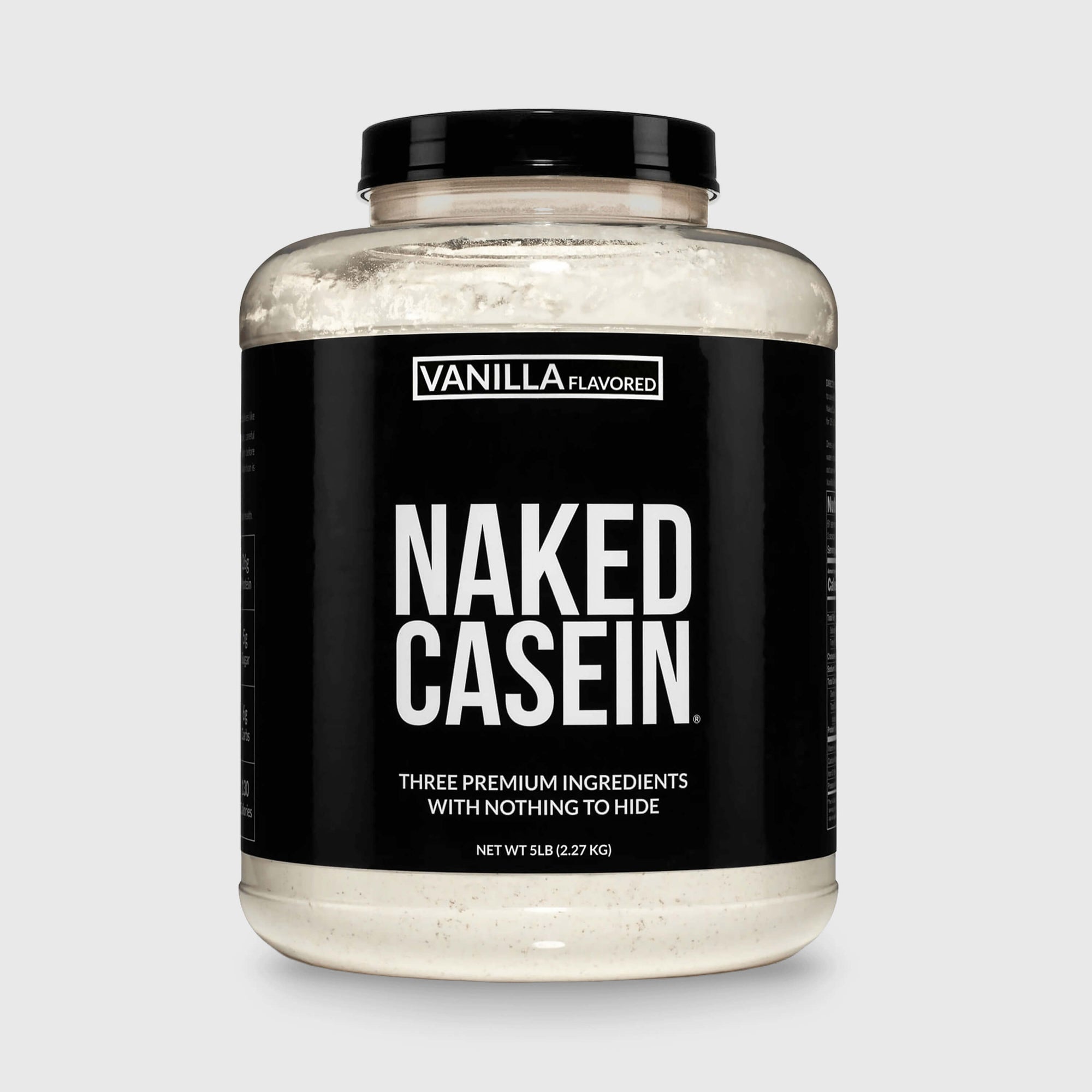 Vanilla Casein Protein Powder | Naked Vanilla Casein - 5LB