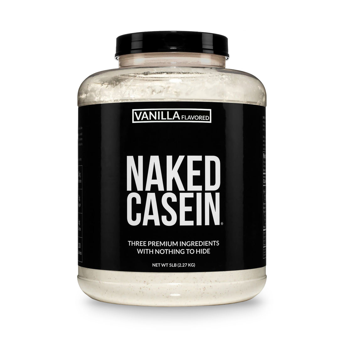 Proteína en polvo de caseína de vainilla | Naked Vanilla Casein 5LB