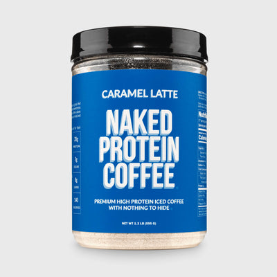 Caramel Latte Protein Iced Coffee | Naked Protein Coffee - 17 Servings