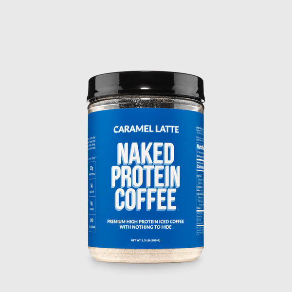 Caramel Latte Protein Iced Coffee | Naked Protein Coffee - 17 Servings