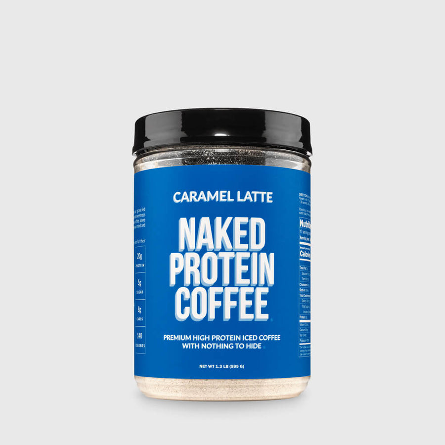 Caramel Latte Protein Iced Coffee | Naked Protein Coffee - 17 Servings